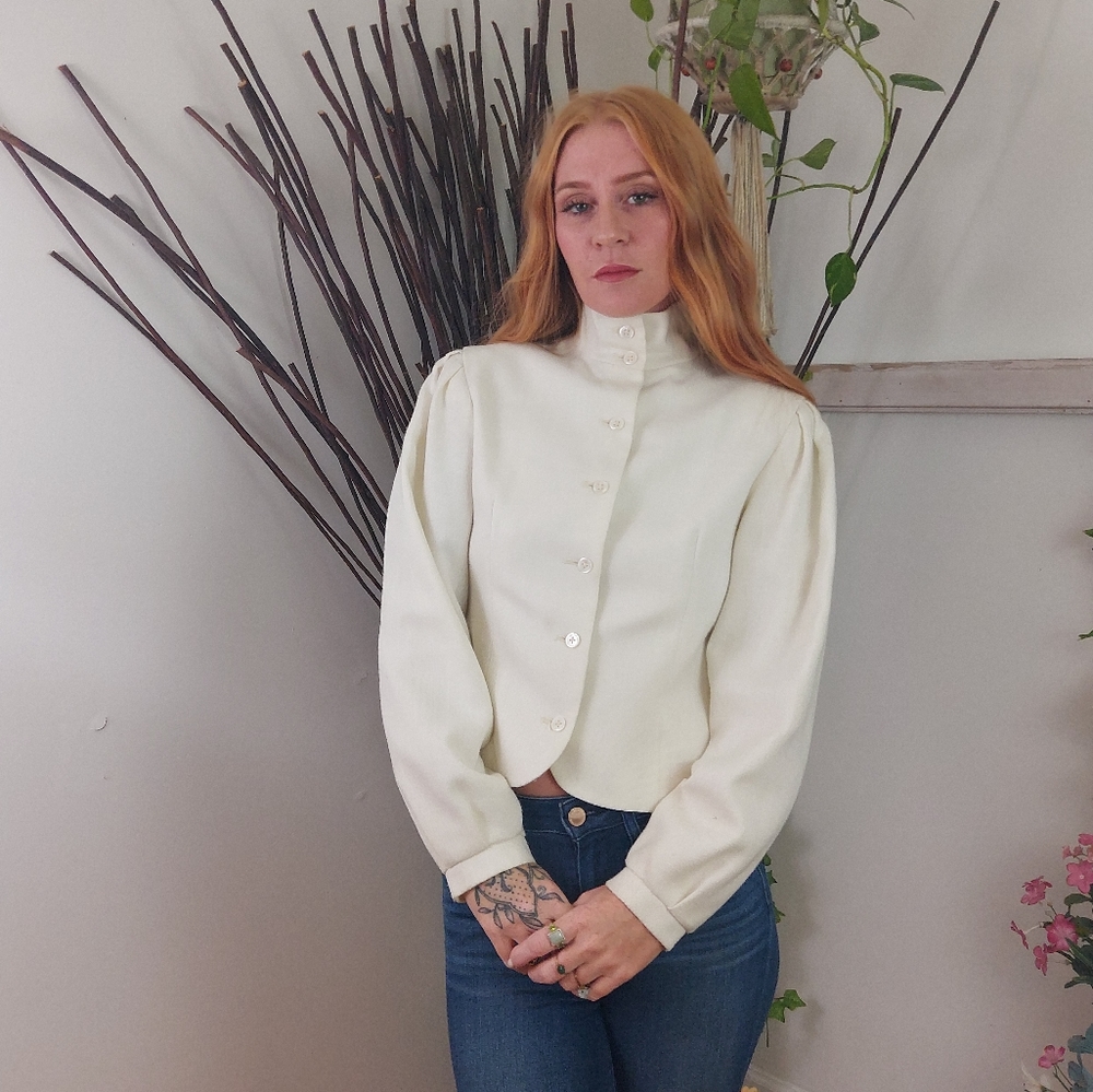 Vintage white coat